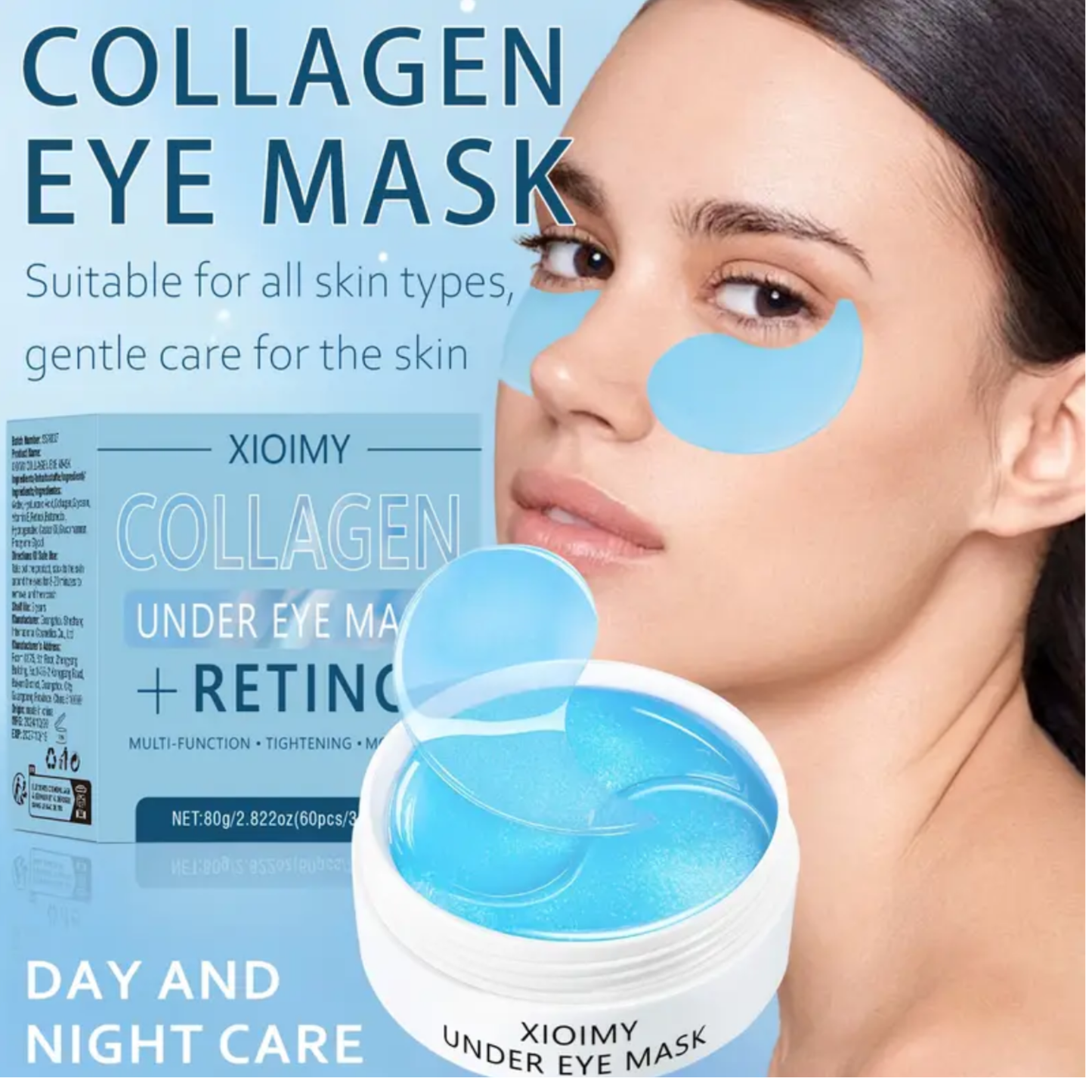 Collagen & Retinol Gel Eye Masks