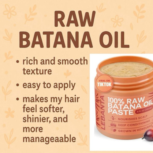 100% Raw Batana Oil – Unrefined, Cold-Pressed