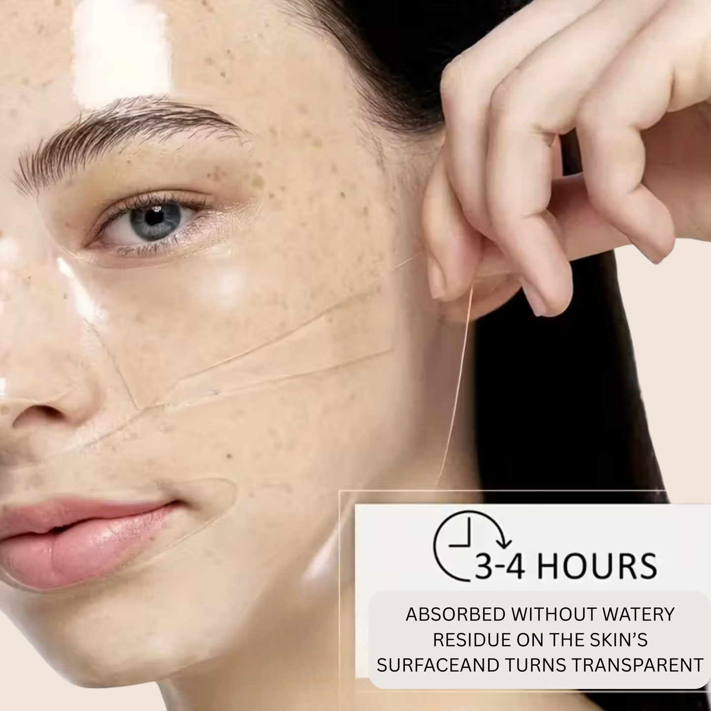 Hydro-Glow Transparent Collagen Face Mask